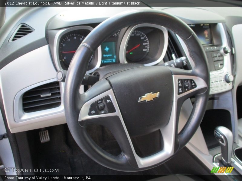 Silver Ice Metallic / Light Titanium/Jet Black 2012 Chevrolet Equinox LT AWD