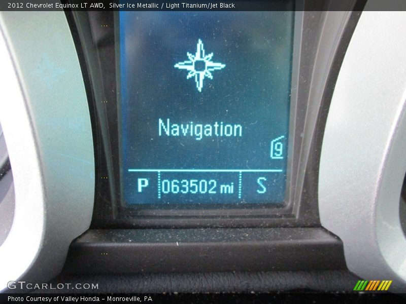 Silver Ice Metallic / Light Titanium/Jet Black 2012 Chevrolet Equinox LT AWD