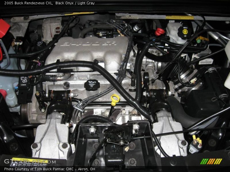 Black Onyx / Light Gray 2005 Buick Rendezvous CXL