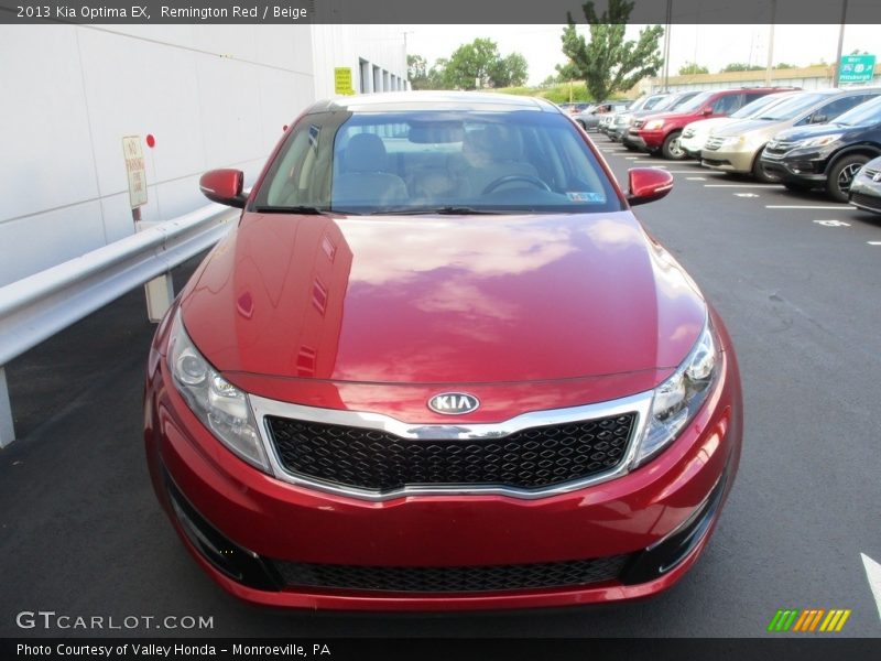 Remington Red / Beige 2013 Kia Optima EX