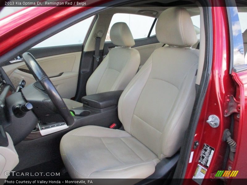 Remington Red / Beige 2013 Kia Optima EX