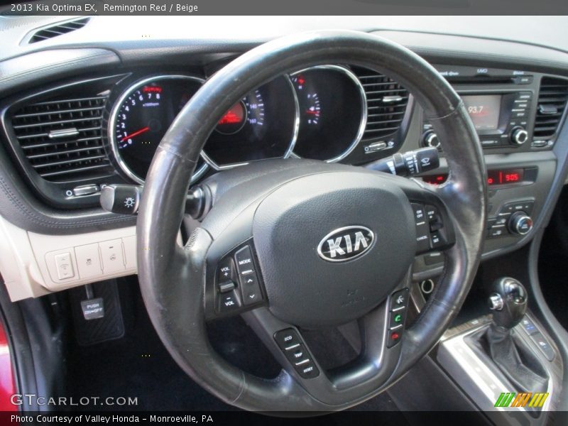 Remington Red / Beige 2013 Kia Optima EX