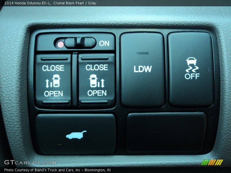 Crystal Black Pearl / Gray 2014 Honda Odyssey EX-L