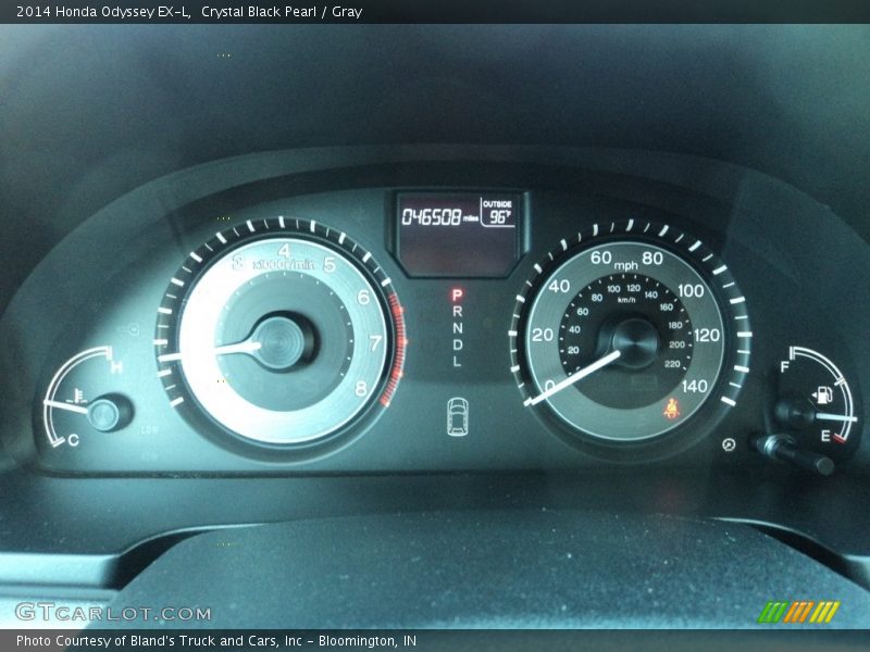 Crystal Black Pearl / Gray 2014 Honda Odyssey EX-L