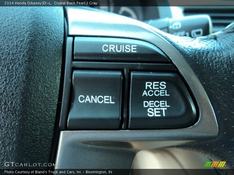 Crystal Black Pearl / Gray 2014 Honda Odyssey EX-L