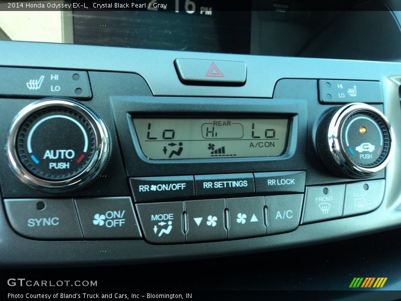 Crystal Black Pearl / Gray 2014 Honda Odyssey EX-L