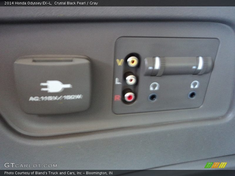 Crystal Black Pearl / Gray 2014 Honda Odyssey EX-L