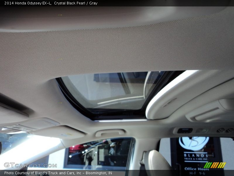 Crystal Black Pearl / Gray 2014 Honda Odyssey EX-L