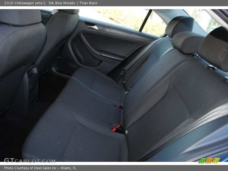 Silk Blue Metallic / Titan Black 2016 Volkswagen Jetta S