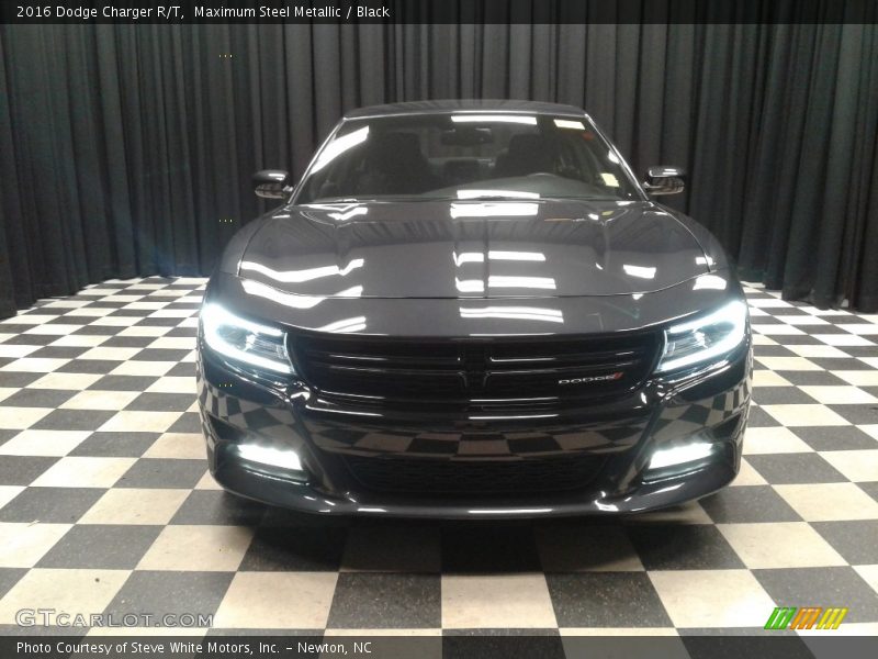 Maximum Steel Metallic / Black 2016 Dodge Charger R/T