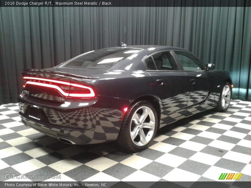 Maximum Steel Metallic / Black 2016 Dodge Charger R/T