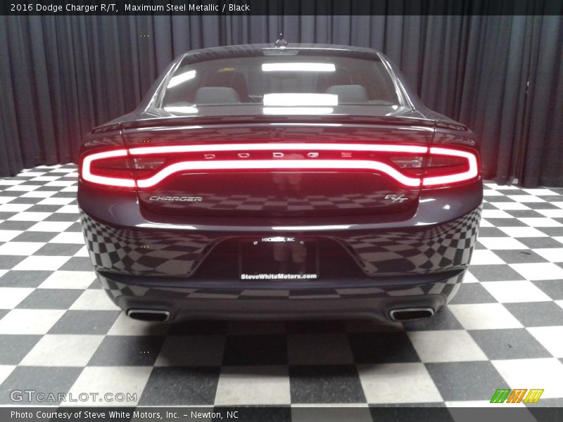 Maximum Steel Metallic / Black 2016 Dodge Charger R/T