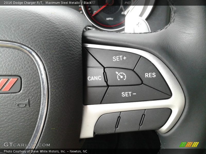 Maximum Steel Metallic / Black 2016 Dodge Charger R/T