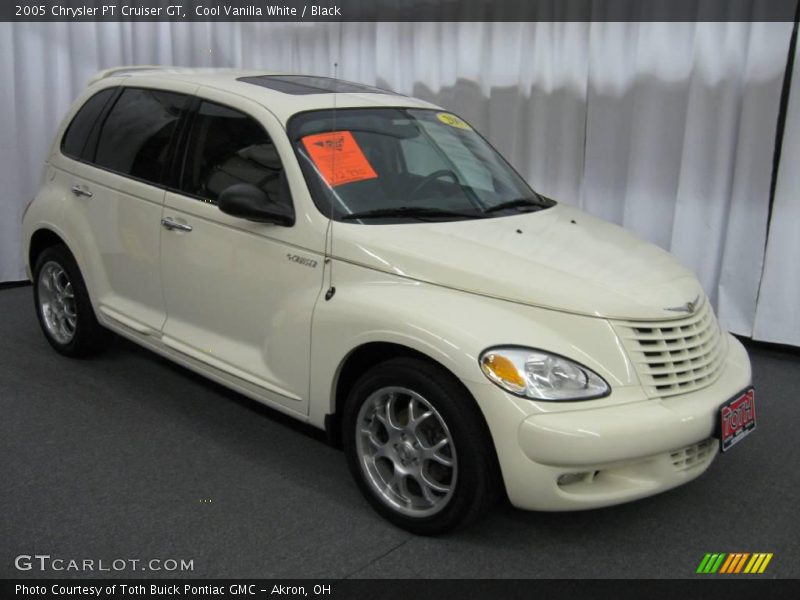 Cool Vanilla White / Black 2005 Chrysler PT Cruiser GT