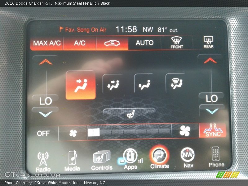 Maximum Steel Metallic / Black 2016 Dodge Charger R/T
