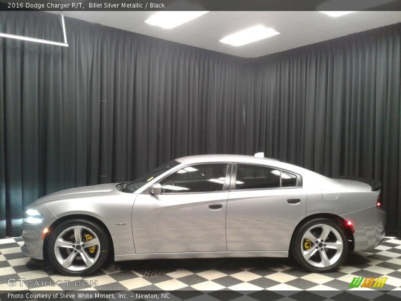Billet Silver Metallic / Black 2016 Dodge Charger R/T