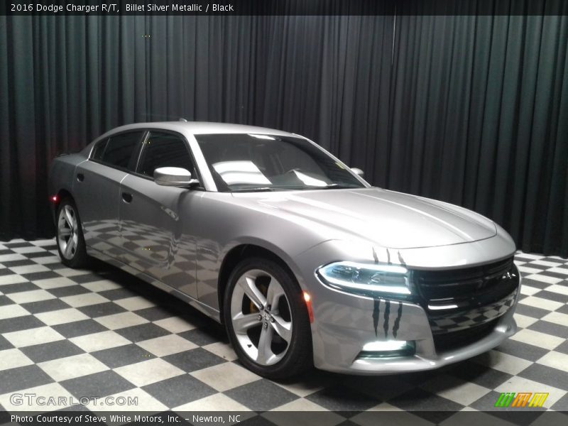 Billet Silver Metallic / Black 2016 Dodge Charger R/T