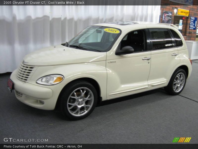 Cool Vanilla White / Black 2005 Chrysler PT Cruiser GT