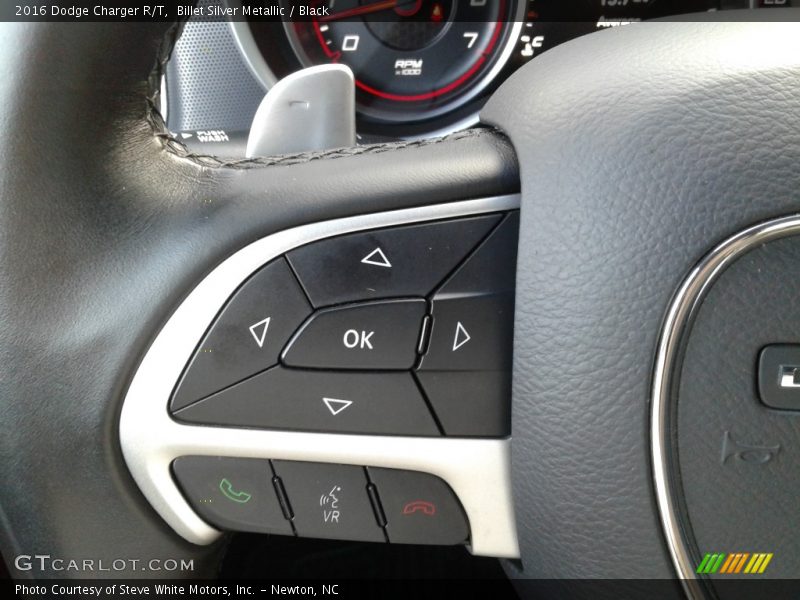 Billet Silver Metallic / Black 2016 Dodge Charger R/T