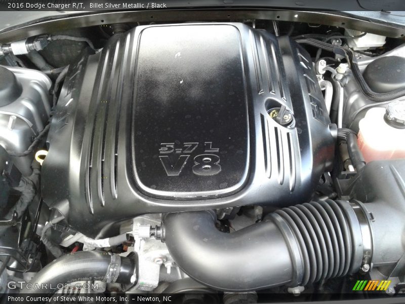 Billet Silver Metallic / Black 2016 Dodge Charger R/T