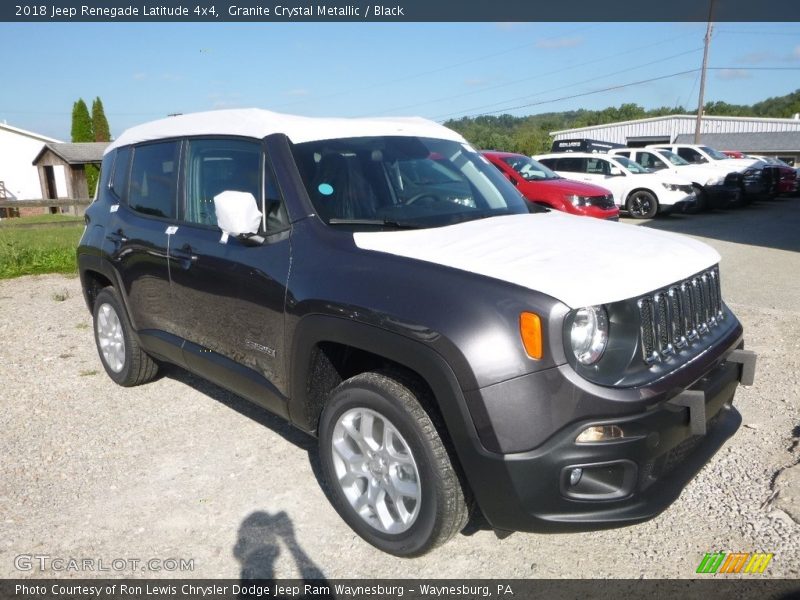 Granite Crystal Metallic / Black 2018 Jeep Renegade Latitude 4x4