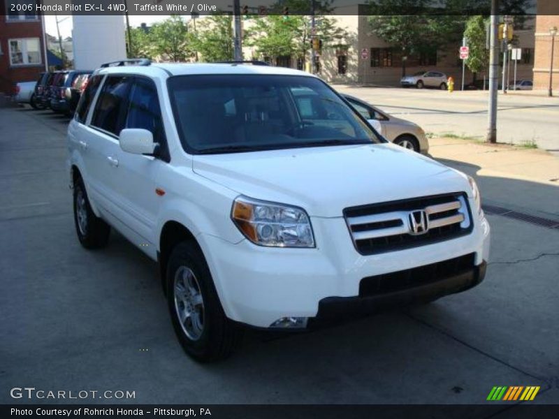 Taffeta White / Olive 2006 Honda Pilot EX-L 4WD