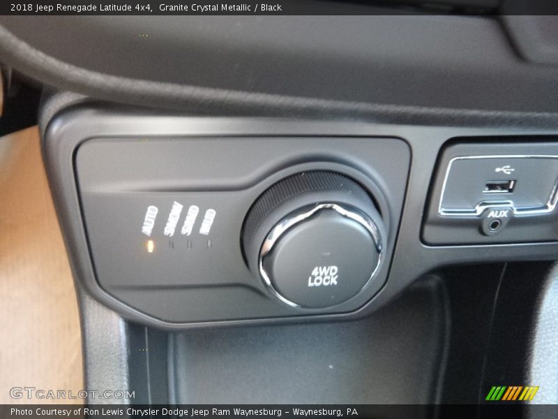 Granite Crystal Metallic / Black 2018 Jeep Renegade Latitude 4x4