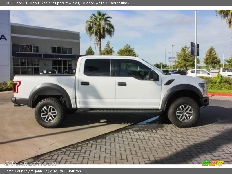 Oxford White / Raptor Black 2017 Ford F150 SVT Raptor SuperCrew 4x4