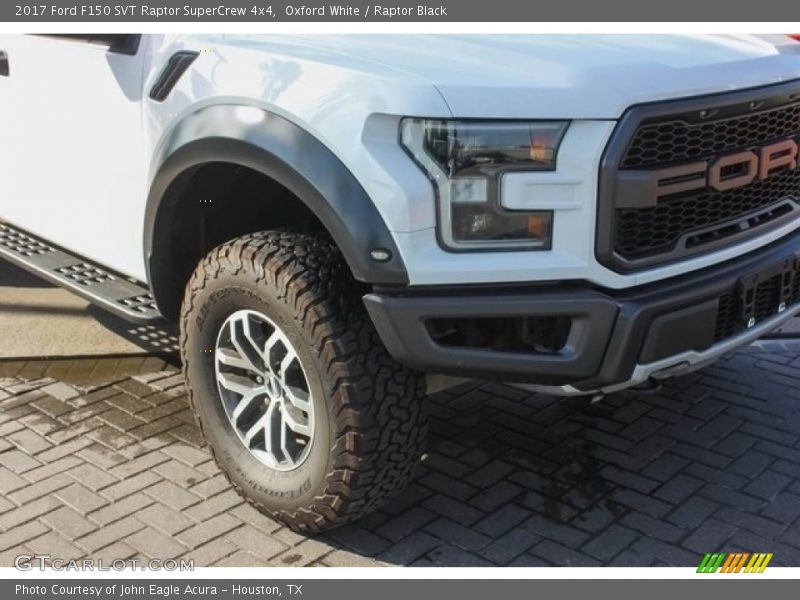 Oxford White / Raptor Black 2017 Ford F150 SVT Raptor SuperCrew 4x4