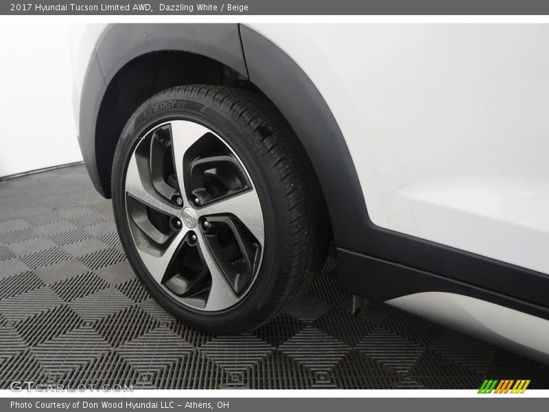 Dazzling White / Beige 2017 Hyundai Tucson Limited AWD