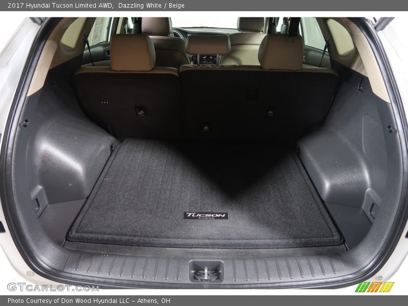 Dazzling White / Beige 2017 Hyundai Tucson Limited AWD