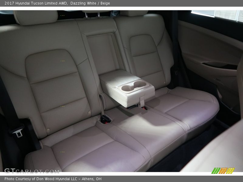 Dazzling White / Beige 2017 Hyundai Tucson Limited AWD