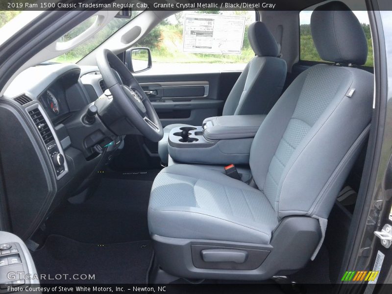  2019 1500 Classic Tradesman Regular Cab Black/Diesel Gray Interior