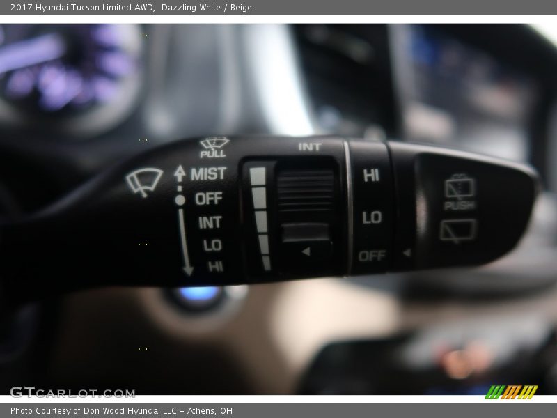 Dazzling White / Beige 2017 Hyundai Tucson Limited AWD