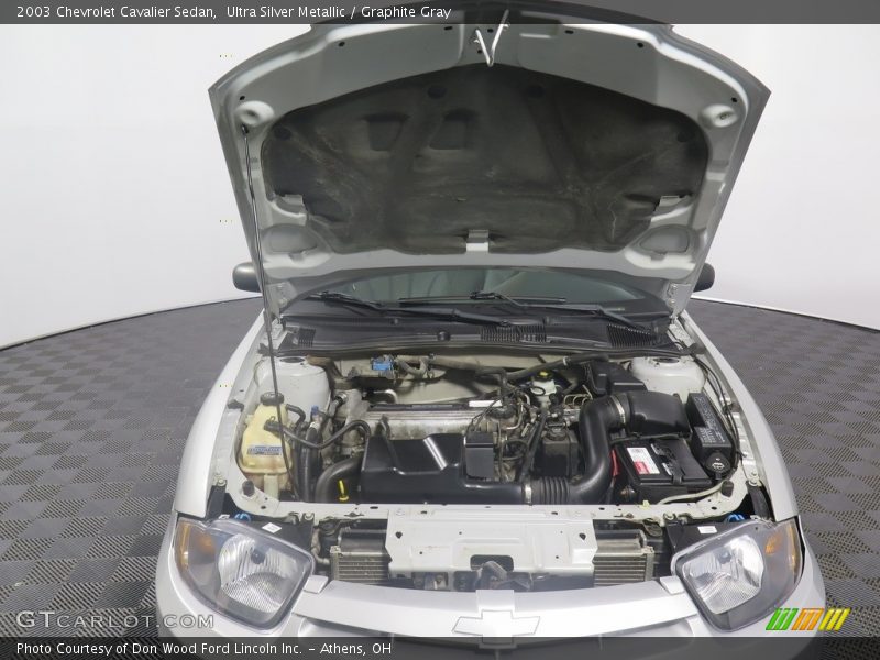 Ultra Silver Metallic / Graphite Gray 2003 Chevrolet Cavalier Sedan