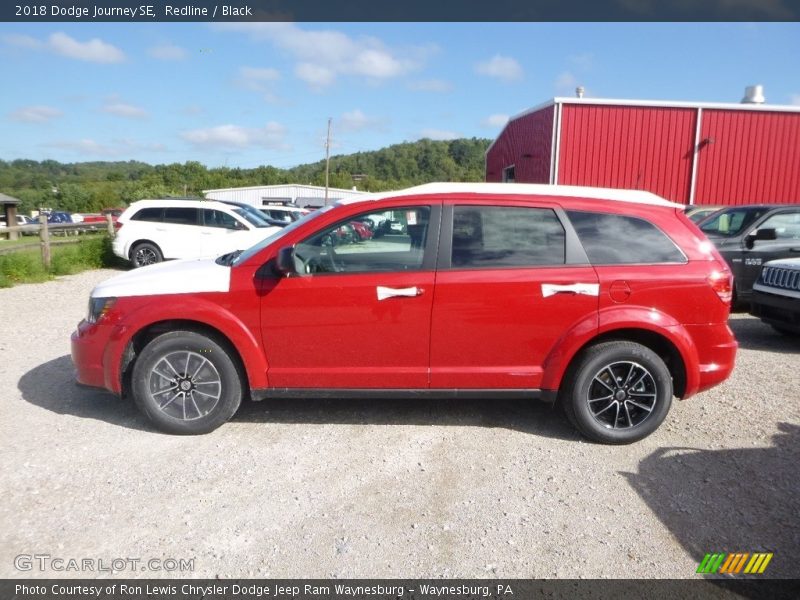 Redline / Black 2018 Dodge Journey SE