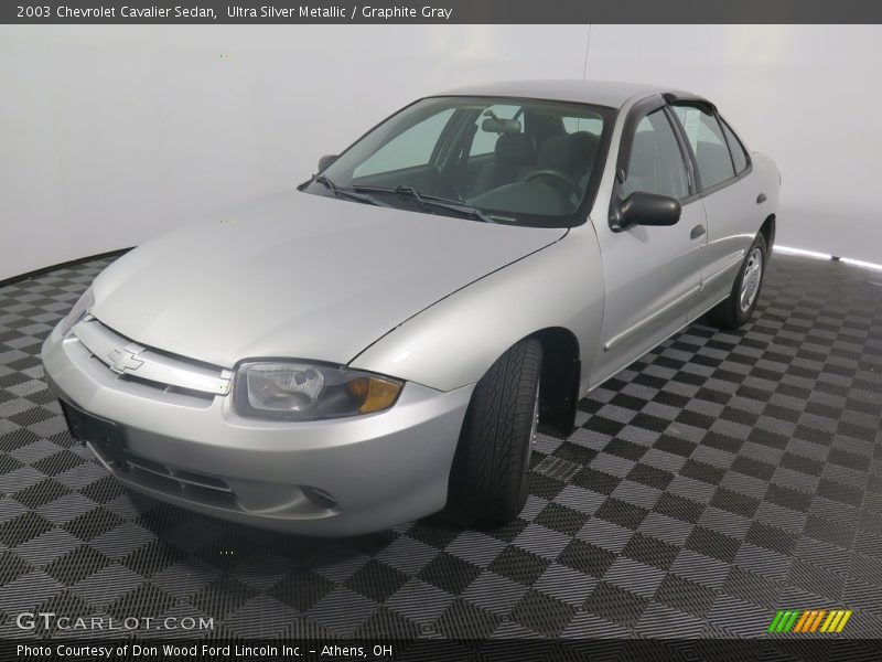 Ultra Silver Metallic / Graphite Gray 2003 Chevrolet Cavalier Sedan