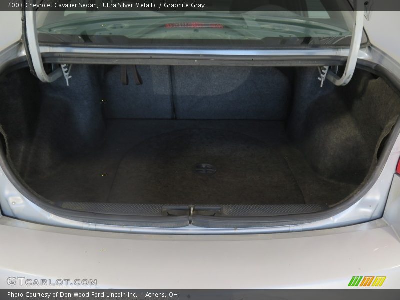 Ultra Silver Metallic / Graphite Gray 2003 Chevrolet Cavalier Sedan