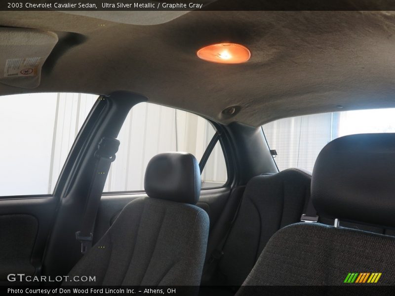 Ultra Silver Metallic / Graphite Gray 2003 Chevrolet Cavalier Sedan
