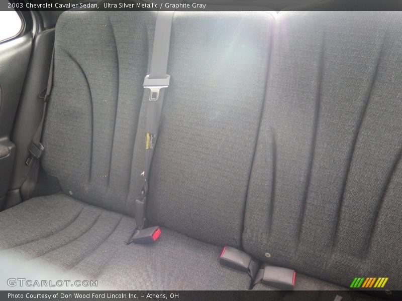 Ultra Silver Metallic / Graphite Gray 2003 Chevrolet Cavalier Sedan