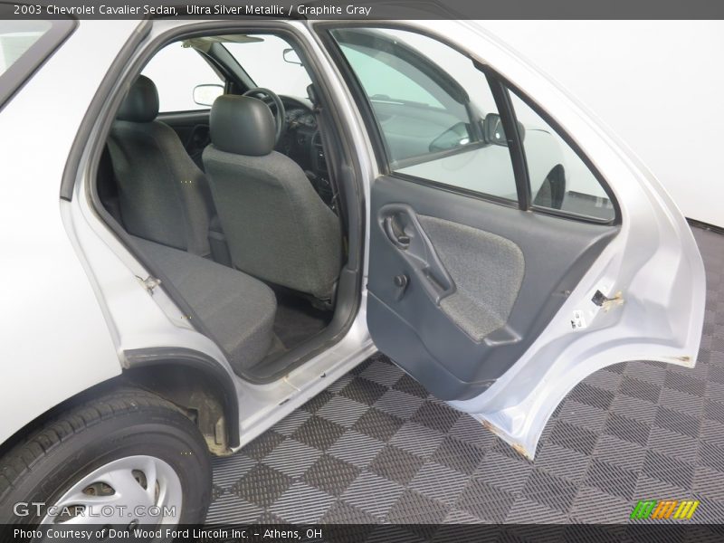 Ultra Silver Metallic / Graphite Gray 2003 Chevrolet Cavalier Sedan