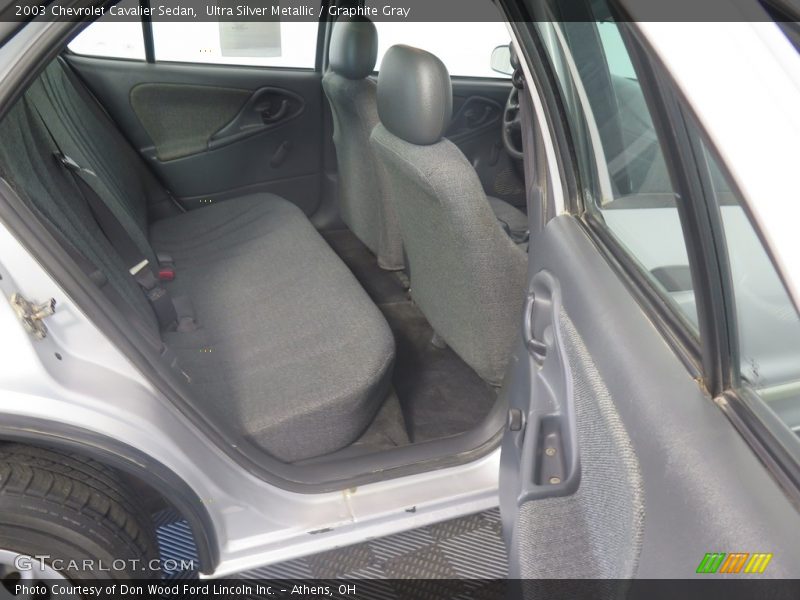 Ultra Silver Metallic / Graphite Gray 2003 Chevrolet Cavalier Sedan
