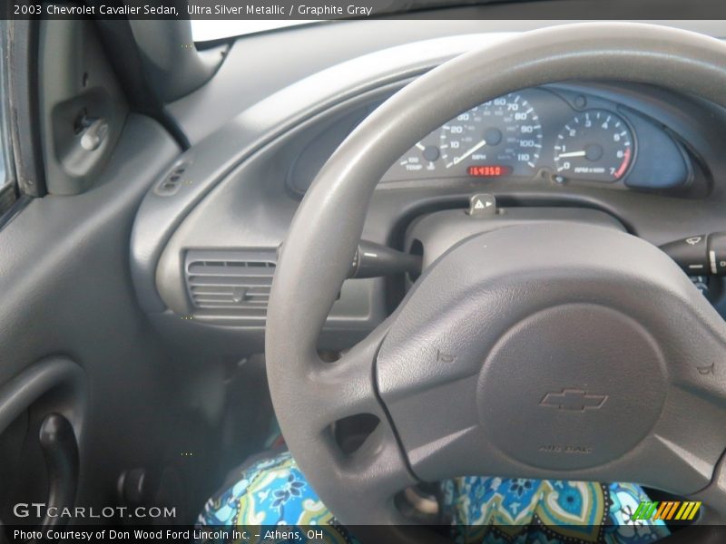 Ultra Silver Metallic / Graphite Gray 2003 Chevrolet Cavalier Sedan