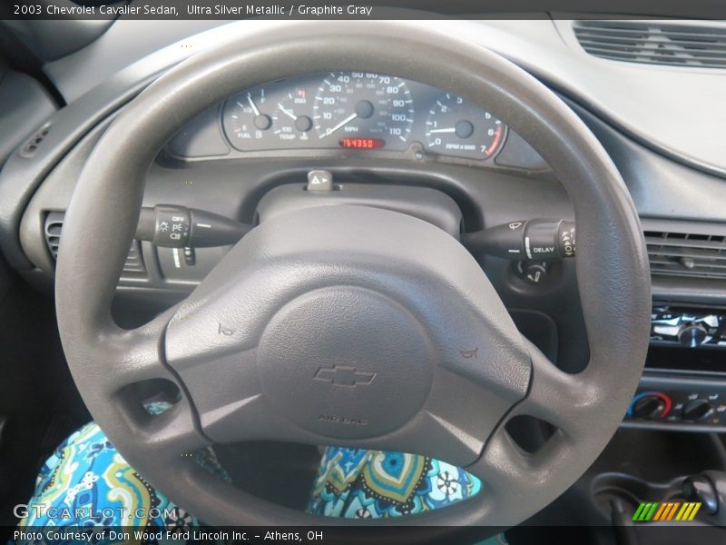 Ultra Silver Metallic / Graphite Gray 2003 Chevrolet Cavalier Sedan