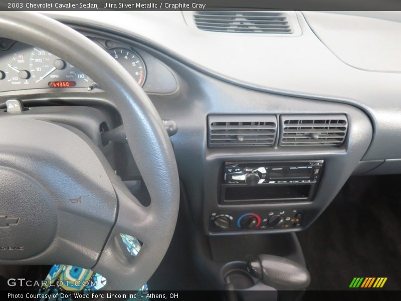 Ultra Silver Metallic / Graphite Gray 2003 Chevrolet Cavalier Sedan