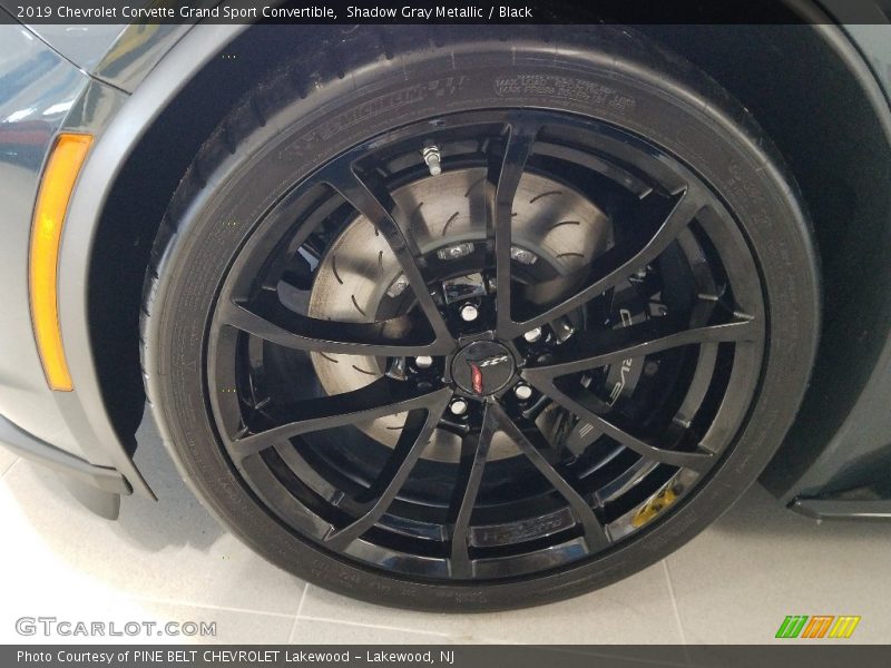 Shadow Gray Metallic / Black 2019 Chevrolet Corvette Grand Sport Convertible