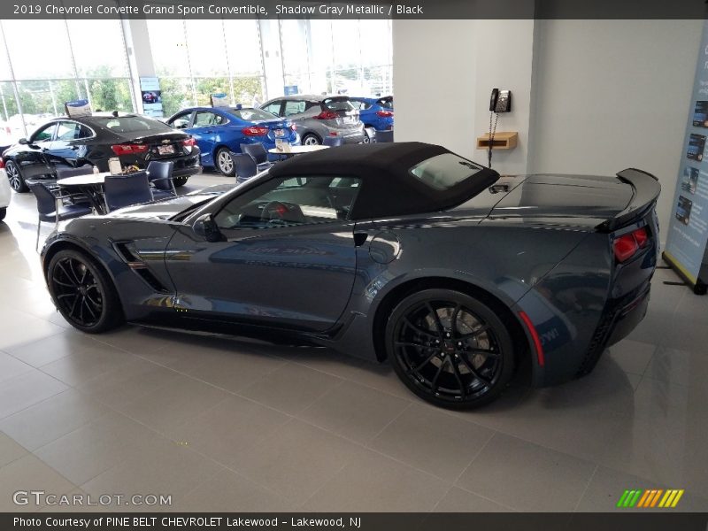 Shadow Gray Metallic / Black 2019 Chevrolet Corvette Grand Sport Convertible