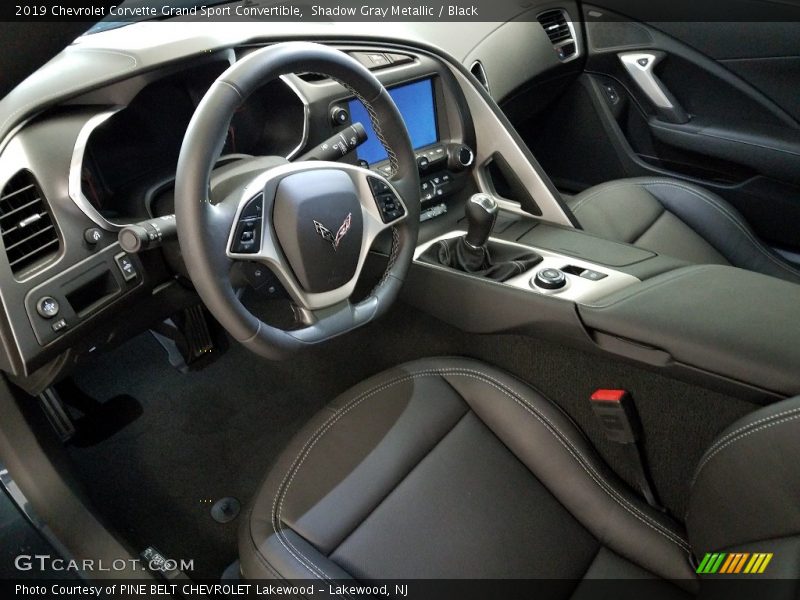 Shadow Gray Metallic / Black 2019 Chevrolet Corvette Grand Sport Convertible