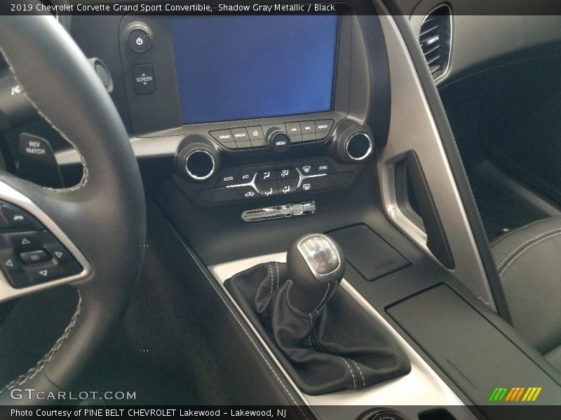 Shadow Gray Metallic / Black 2019 Chevrolet Corvette Grand Sport Convertible