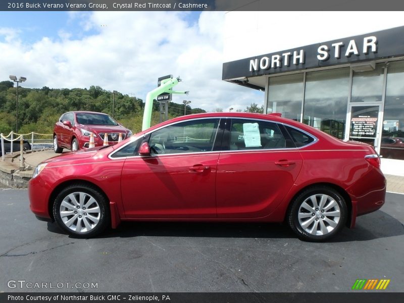 Crystal Red Tintcoat / Cashmere 2016 Buick Verano Verano Group